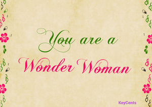 Embrace the wonder woman within you,reminding you of your boundless potential and resilience!
